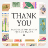 New Chapter Baby Shower  スクエアシール (正面)