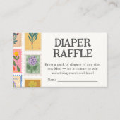 New Chapter Baby Shower Diaper Raffle エンクロージャーカード (正面)