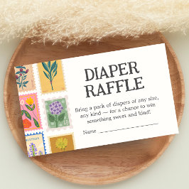 New Chapter Baby Shower Diaper Raffle エンクロージャーカード
