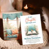 New Chapter Begin Deer Book Baby Shower 招待状