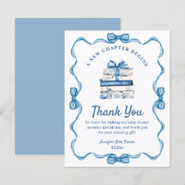 new chapter begins, blue ribbon books thank you ノートカード