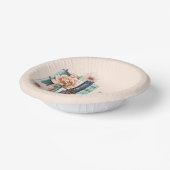 New Chapter Begins Book Stack Floral  ペーパーボウル (傾斜あり)