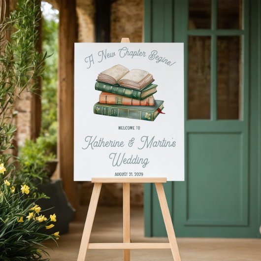 New Chapter Begins, Book Themed Welcome ポスター