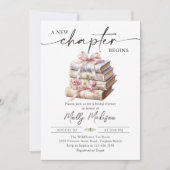 New Chapter Begins, Bow Storybook Bridal Shower 招待状 (正面)