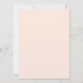 New Chapter Begins Bridal Shower Book Stack Floral 招待状 (裏面)