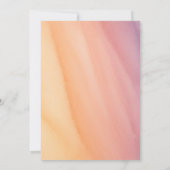 New Chapter Begins Floral Books Baby Shower 招待状 (裏面)