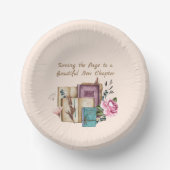 New Chapter Begins Floral New Beginnings ペーパーボウル (正面)