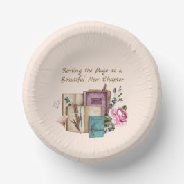 New Chapter Begins Floral New Beginnings ペーパーボウル
