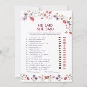 New Chapter Begins He Said She Said Bridal Shower (正面)