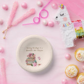 New Chapter Begins Romantic Book Theme Floral ペーパーボウル (パーティー)