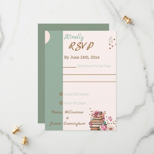  New Chapter Begins RSVP Card セーブザデート (正面/裏面インサイチュ)