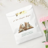 New Chapter Begins Turning the Page Floral フェイバーバッグ (封をした状態)