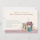 New Chapter Begins Wedding Invitation 招待状 (正面)