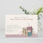 New Chapter Begins Wedding Invitation 招待状 (スタンド正面)