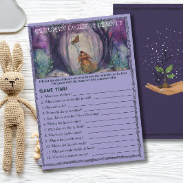  New Chapter Begins Who Knows Mommy Best Game Card 招待状