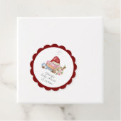 New Chapter Begins Winter Floral Baby Shower  フェイバータグ (インサイチュ)