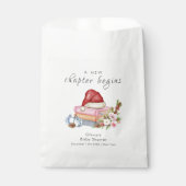 New Chapter Begins Winter Floral Baby Shower フェイバーバッグ (正面)