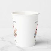 New Chapter Begins Winter Floral Baby Shower  紙コップ (左)