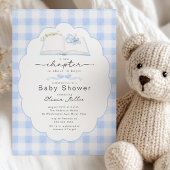 New Chapter Blue Book Baby Shower Invite 招待状