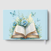 New Chapter Blue Boy Brunch StoryBook Baby Shower ゲストブック (裏面)