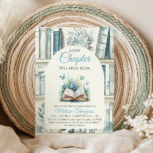New Chapter Blue Boy Library Book Baby Shower