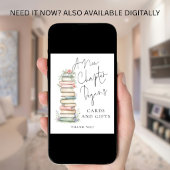 New Chapter Books Cards Gifts Bridal Shower ポスター