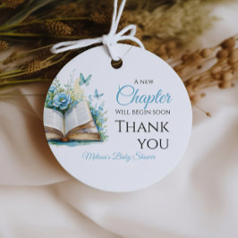 New Chapter Boy Blue Brunch StoryBook Baby Shower フェイバータグ