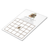 New Chapter Bridal Shower Bingo ノートパッド (アングル)