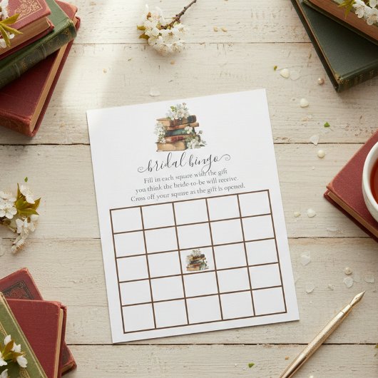 New Chapter Bridal Shower Bingo ノートパッド