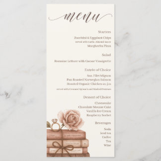 New Chapter Bridal Shower Menu メニュー