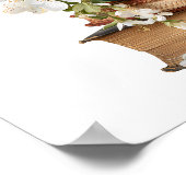 New Chapter Bridal Shower Welcome Sign ポスター (角)