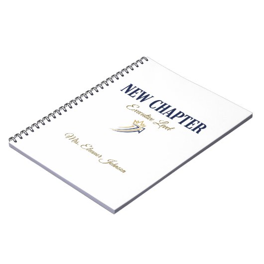 New Chapter Executive Level Personalized ノートブック (左側)