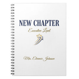 New Chapter Executive Level Personalized ノートブック