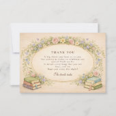 New Chapter Garden Books Bridal Shower サンキューカード (正面)