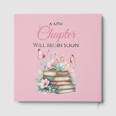 New Chapter Girl Storybook Guest Book Baby Shower ゲストブック (裏面)