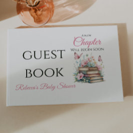 New Chapter Girl Storybook Guest Book Baby Shower ゲストブック