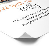 New Chapter How Big is her Belly Baby Shower Game ポスター (角)