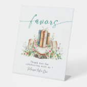 New Chapter Lover book Favors Bridal Shower Sign 台座サイン (正面)