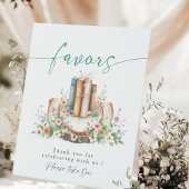 New Chapter Lover book Favors Bridal Shower Sign 台座サイン