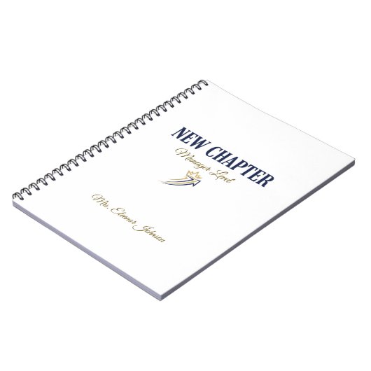 New Chapter Manager Level Personalized ノートブック (左側)
