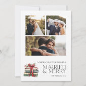 New Chapter Married & Merry Newlywed Bow 3 Photo シーズンカード (正面)