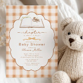 New Chapter Neutral Book Baby Shower Invite 招待状