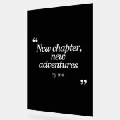 New Chapter, New Adventuresデザインby Me アクリルサイン (傾斜)