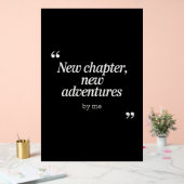 New Chapter, New Adventuresデザインby Me アクリルサイン (ウェディング)