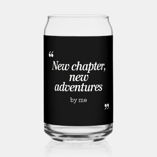 New Chapter, New Adventuresデザインby Me ガラス缶