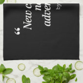 New Chapter, New Adventuresデザインby Me キッチンタオル (折り畳み)