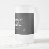 New Chapter, New Adventuresデザインby Me フロストグラスビールジョッキ (正面右)