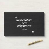 New Chapter, New Adventuresデザインby Me ポストイット (デスク)