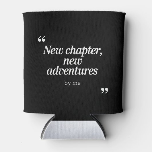 New Chapter, New Adventuresデザインby Me 缶クーラー (正面)