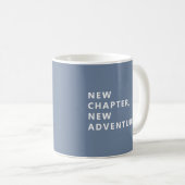 New Chapter New Adventures Fun Retirement Mug コーヒーマグカップ (正面右)